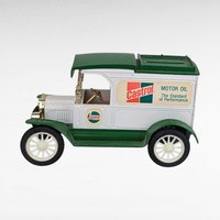 Vintage Oil Company Diecast Banks - Castrol & Polarine Model T Trucks - With Box