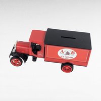 Vintage Anheuser-Busch Diecast Banks - ERTL Kenworth & Hawkeye Trucks - With Boxes