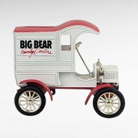Vintage Diecast Banks - ERTL Big Bear & Fleet Farm Trucks - With Boxes