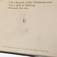 1984 Hallmark Keepsake Ornament Santa's Deliveries, Vintage Christmas Decor, Santa in Delivery Truck, Gift for Hallmark Collector