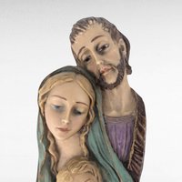 Vintage Roman Holy Family Wall Hanging, Religious Resin Art, Catholic Home Decor, Gift for Christian, Inspirational Wall Art