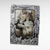 Vintage Photo Frames, Set of 3, Metal Picture Frames, Cherub Frame, High Heel Shoe Frame, Horseback Frame, Eclectic Decor, Home Decor