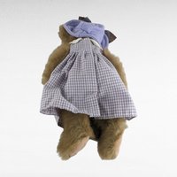 Bearington Collection Abby Bear, Lavender Dress, Plush Teddy Bear, 11" Bear, Collectible Bear, Gift for Girl, Nursery Decor