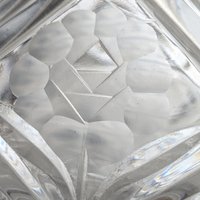 Vintage Crystal Candy Bowl with Lid, 10"H, Diamond Pattern Glass, Footed Bowl, Home Decor, Hostess Gift, Candy Jar