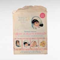 Vintage Northern's Beauty Portraits, Set of 4, 11x14", Pin-Up Art, Wall Art, Collectible Prints, Gift for Vintage Lovers