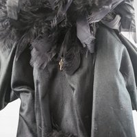 Crawfords Collectibles Miss Kitty Cat Doll | 27" Musical Plush Doll | Vintage Cat Collectible | Gothic Decor