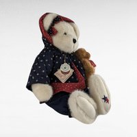 Vintage Boyds Bears Starr B. Bearyproud with Sparkle | Plush Bear with Cub | Collectible Bear | Patriotic Bear