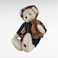 Vintage Boyds Bears Starr B. Bearyproud with Sparkle | Plush Bear with Cub | Collectible Bear | Patriotic Bear