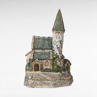 1994 David Winter Celebration Chapel, Collectible Village House, English Cottage, Wedding Gift
