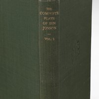 1946 Everyman's Library Ben Jonson Plays Vol. 1, English Drama, Gift for Scholar, Hardcover