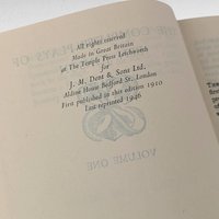 1946 Everyman's Library Ben Jonson Plays Vol. 1, English Drama, Gift for Scholar, Hardcover