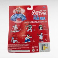 Vintage Coca Cola Polar Bear Snowboard Toy & 1993 Die-Cast Metal Truck Bank, New in Box, Collectible Coca Cola Memorabilia