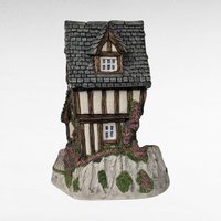 1991 David Winter Cottage "The Candlemakers" #12 | Vintage Collectible Figurine | Small Nick