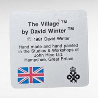 1981 David Winter Cottages "The Village" | Large, Vintage Collectible | with Original Box