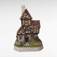 1993 David Winter Cottage "The Quack's Cottage" | with COA and Original Box | Vintage Collectible