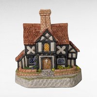 1993 David Winter Cottage "The Rectory" | with COA and Original Box | Vintage Collectible