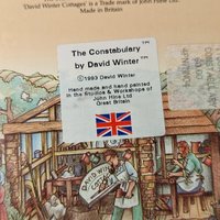 1993 David Winter Cottage "The Constabulary" | with COA and Original Box | Vintage Collectible