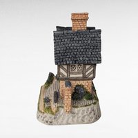 1993 David Winter Cottage "The Constabulary" | with COA and Original Box | Vintage Collectible