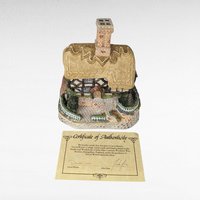 1993 David Winter Cottage "Plum Cottage" | with COA and Original Box | Vintage Collectible