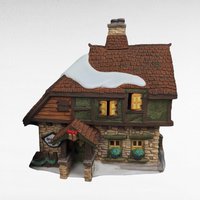 1997 Dept 56 Heritage Village FLAWED "The Spirit of Giving" 13 Piece Set
