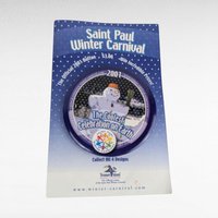 Vintage Saint Paul Winter Carnival Buttons, 1993, 2001, 2003, Collectible Minnesota Memorabilia, Gift for Collectors