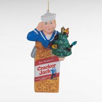 Vintage Cracker Jack Collectibles, 1993 100th Anniversary Tin & 1999 Ornaments, Nostalgic Candy Memorabilia, Gift for Collectors