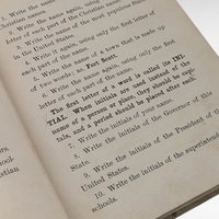 1899 Hoenshel's Language Lessons & Elementary Grammar Book, Antique Schoolbook, Vintage Educational Book, Gift for Teacher