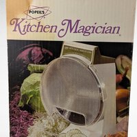 Vintage 1970s Popeil's Kitchen Magician Food Shredder/Slicer, Unused Retro Kitchen Gadget, Collectible Kitchenalia, Gift for Vintage Cook