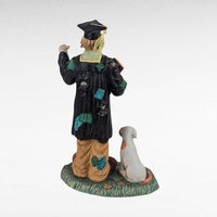 Vintage Flambro Emmett Kelly Jr. Graduate Figurine, Clown Decor, Collectible Clown, Gift for Clown Lover, Circus Decor, Nostalgic Gift, 8.5"