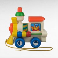 Vintage Playskool Busy Choo Choo Pull Toy | 1980s Toddler Toy | Educational Toy | Gift for Collector
