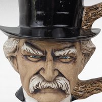 Vintage 1976 Mark Twain Tom Sawyer Character Mug | Collectible Literary Mug | Unique Gift for Book Lovers