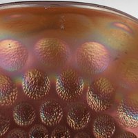 Vintage Fenton Coin Dot Marigold Carnival Glass Bowl | Ruffled Bowl | Iridescent Glass | Collectible Glassware | Home Decor