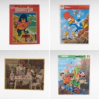Vintage Cartoon Character Jigsaw Puzzle Lot - Yosemite Sam, Woody Woodpecker, Disney, Jaymar - 1952-1976