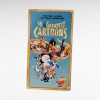 Vintage Cartoon VHS Lot, Casper, Porky Pig, Woody Woodpecker, 90s Nostalgia, Classic Cartoons, Animation, Collectible VHS
