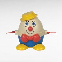 Vintage Fisher Price & Other Toys: Buzzy Bee, Humpty Dumpty, Chug Chug Train, Little Snoop Dog, Nesting Dolls - 6 Piece Collectible Set