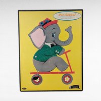Vintage Preschool Tray Puzzles, 1960s Whitman Circus, Elephant, Kangaroo Puzzles, Jaymar Zorro Puzzle, Kids Room Decor, Nostalgic Toys