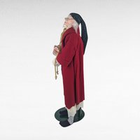 Vintage Dept 56 Scrooge Doll, 19.5" Dickens Caroler Figurine, Collectible Christmas Decor, Gift for Dickens Fan, Holiday Display