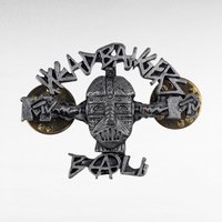 Vintage 1993 Pewter MTV Headbangers Ball Pendant & Pin Set, Starline Jewelry, Music Memorabilia, 90s Nostalgia, Gift for Metalhead