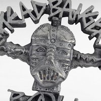 Vintage 1993 Pewter MTV Headbangers Ball Pendant & Pin Set, Starline Jewelry, Music Memorabilia, 90s Nostalgia, Gift for Metalhead