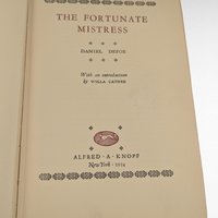 1924 The Fortunate Mistress | Daniel Defoe | First Edition | Alfred A. Knopf | Hardcover Novel | Antique Book Gift | Literature Collector