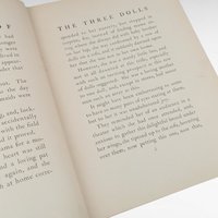1905 Antique Children's Book, The Story of The Three Dolls, Illustrated by Virginia Keep,  Josephine Scribner Gates, Hardcover, M.A. Donohue