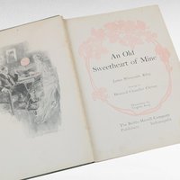1902 Antique Poetry Book, An Old Sweetheart of Mine, James Whitcomb Riley, Illustrated by Howard Chandler Christy, The Bobbs-Merrill