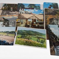 Grab Bag of 40 Vintage Postcards, Assorted Locations, Travel Memories, Ephemera Lot, Postcard Collection, Junk Journal, Mixed Postcards