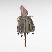 Antique German Marotte Doll, Jester Doll, Whimsical Doll, Collectible Doll, Unique Doll, Antique Toy, Nursery Decor