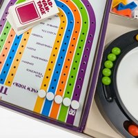 Vintage 1975 The Magnificent Race Game by Parker Brothers | Retro Family Board Game | Missing 1 Arrow | Fun for Collectors