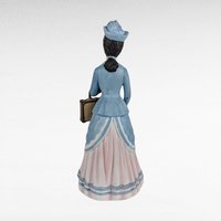 1979 Avon Mrs. Albee Award Figurine, Vintage Avon Collectible, Woman with Hat and Bag, Sales Achievement Award, Ceramic Figurine