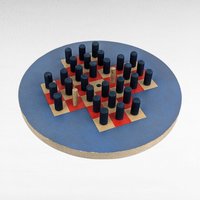 1920s Puzzle Peg Game, Lubbers & Bell, Vintage Educational Game, Brain Teaser, Puzzle Game, Collectible Game, Antique Toy
