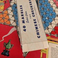 Vintage Whitman Chinese Checkers Game, Classic Board Game, Family Game Night, Strategy Game, Collectible Game, Missing One Marble