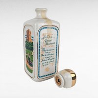 1970 Old Fitzgerald "An Old Gaelic Blessing" Decanter, Vintage Whiskey Decanter, Irish Blessing, Collectible Decanter, Empty Bottle