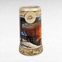 Vintage Miller Beer Mug & Tray Set, Ducks Unlimited Stein, Terry Redlin Art, Man Cave Decor, Gift for Breweriana Collector